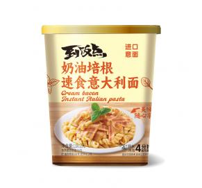 Cream Bacon Instant Italian Noodles